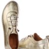 Lexi Flexible Leather Shoes in Gold - Image 3