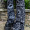 Black White  Floral Flares by Run and Fly - Image 5