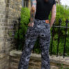 Black White  Floral Flares by Run and Fly - Image 3