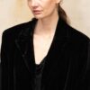 Blake Velvet Black Blazer by Sarta - Image 5
