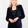 Blake Velvet Black Blazer by Sarta - Image 9