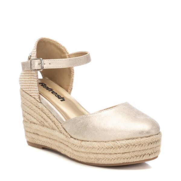 Gold Ladies Espadrille Wedges by XTI Refresh