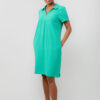 Lavender Shift Dress in Green by Lily & Me - Image 7