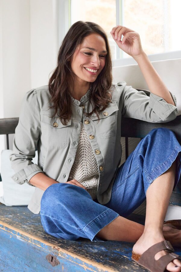 Seren Jacket Sage Twill by Lily & Me