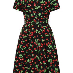 Darla Cherry Shirtwaister Dress Banned Apparel
