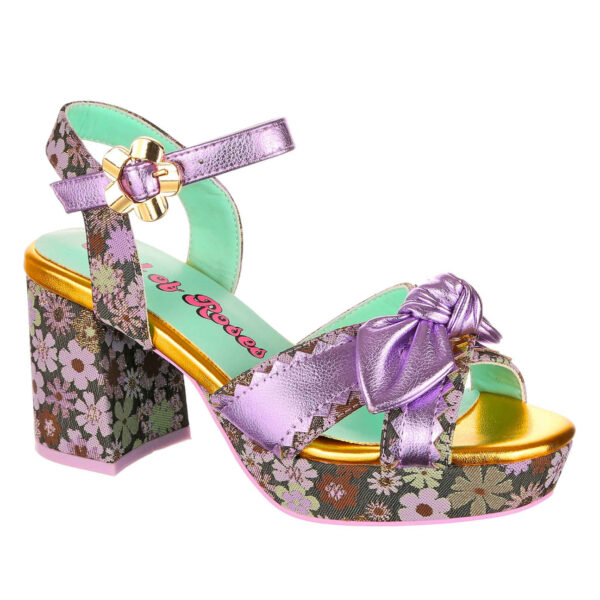 Summer Stroll Lilac Floral Shoes by Irregular Choice