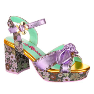 Summer Stroll Lilac Floral Shoes by Irregular Choice