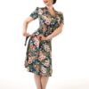 Tiki Green 1940's Shirt Dress by Pretty Retro - Image 9