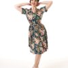 Tiki Green 1940's Shirt Dress by Pretty Retro - Image 8