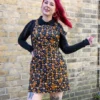 Run & Fly Highland Cow Stretch Twill Pinafore - Image 3
