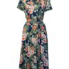 Tiki Green 1940's Shirt Dress by Pretty Retro - Image 2