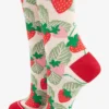 Strawberry Bamboo Socks by Sarta MSH - Image 2