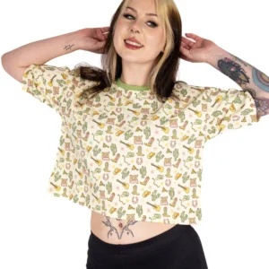 Cowboy Boxy Tee Shirt by Rebel Romance