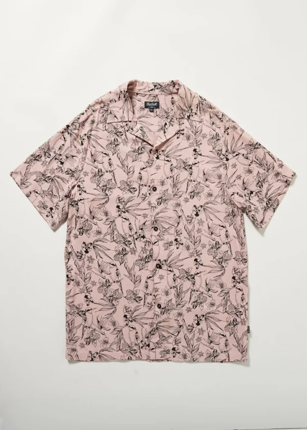 Bird Floral Garage Shirt by Chet Rock