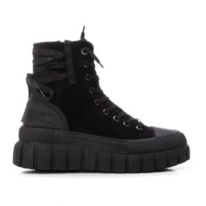 Black Ankle Combat Style Boots by XTI Refresh