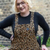 Rebel Romance Leopard Stretch Twill Dungarees - Image 7