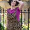 Rebel Romance Leopard Stretch Twill Dungarees - Image 5