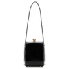 Superbia Adjustable Strap Diamond Clasp Opening Patent Bag - Image 4