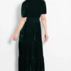 Roxy Tiered Maxi Dress- Green, Velvet by Sarta - Image 4
