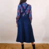 Pretty Vacant Jennifer Dress in Navy Jumbo Cord - Image 2