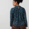 Bayberry Batwing Printed Top Navy by Lily & Me - Image 3