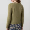 Layla Pointelle Knit Cardigan Moss by Lily & Me - Image 4