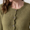 Layla Pointelle Knit Cardigan Moss by Lily & Me - Image 5