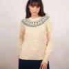 Pretty Vacant Santiago Tulip Button Neck Sweater - Image 3