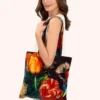 Floral Velvet Tote Bag by Powder Design - Image 3