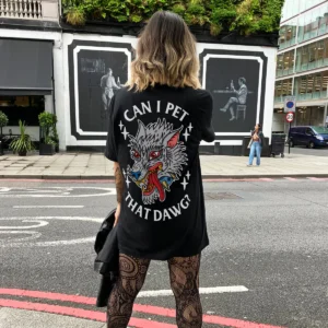 Can I Pet That Dawg  (Unisex) Broken Society T Shirt