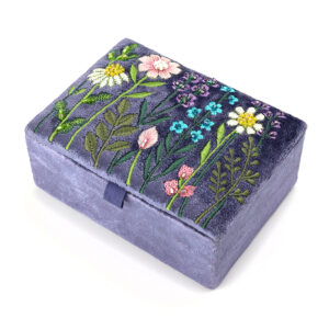 Violet Blue Meadow Jewellery Box by POM