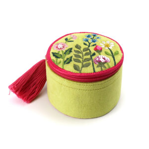 Lime Meadow Trinket Box by POM