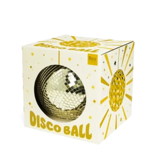Gold 15cm Hanging Disco Ball