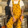 Bee Twill Stretch Dungarees by Run and Fly - Image 2