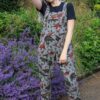 Run and Fly Adventure Dino Unisex Dungarees in Cotton Corduroy - Image 2