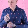 Flamingo Shirt with Long Sleeves by Run and Fly - Image 8