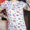 Rainbow Dino T Shirt by Run and Fly - Image 2