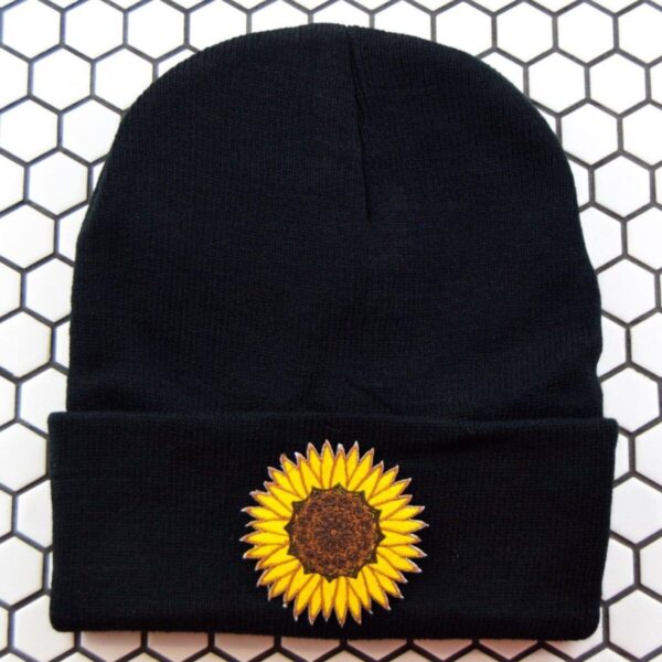 Sunflower Beanie Hat