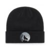 Wolf and Moon Beanie Hat - Image 2