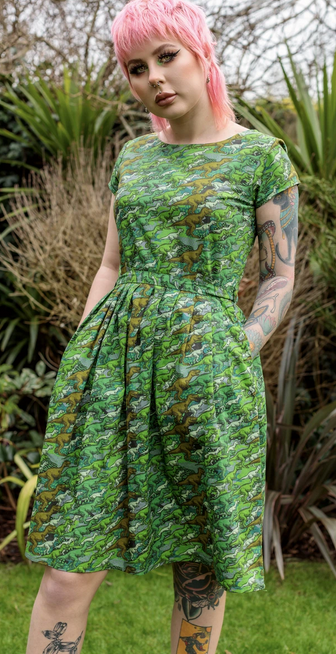 high neck jumper dress