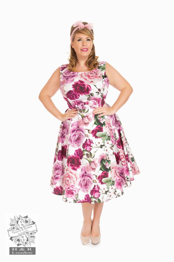 Alice Floral Swing Dress by Hearts and Roses sizes 8-26