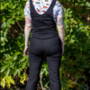Kick Flare Stretch Denim Dungaree by Run & Fly - Image 2