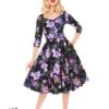 Faye Floral Swing Dress by Hearts and Roses sizes 8-26 - Image 4