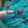 Adventure Dino Midi Jade Pinafore by Run & Fly - Image 4