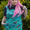 Adventure Dino Midi Jade Pinafore by Run & Fly - Image 3
