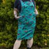 Adventure Dino Midi Jade Pinafore by Run & Fly - Image 6