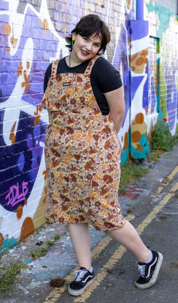 Magic Mushroom Midi Pinafore by Run & Fly