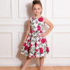 Hazel Floral Kids Swing Dress - Image 2