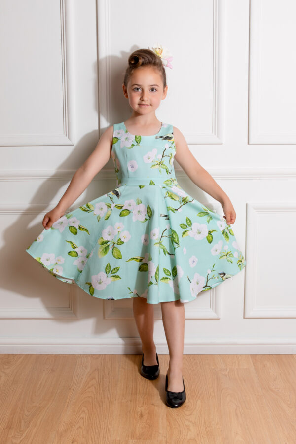 Andrea Floral Kids Swing Dress