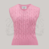 Cable Knit Slipover Tank Top by the Seamstress of Bloomsbury - Image 9